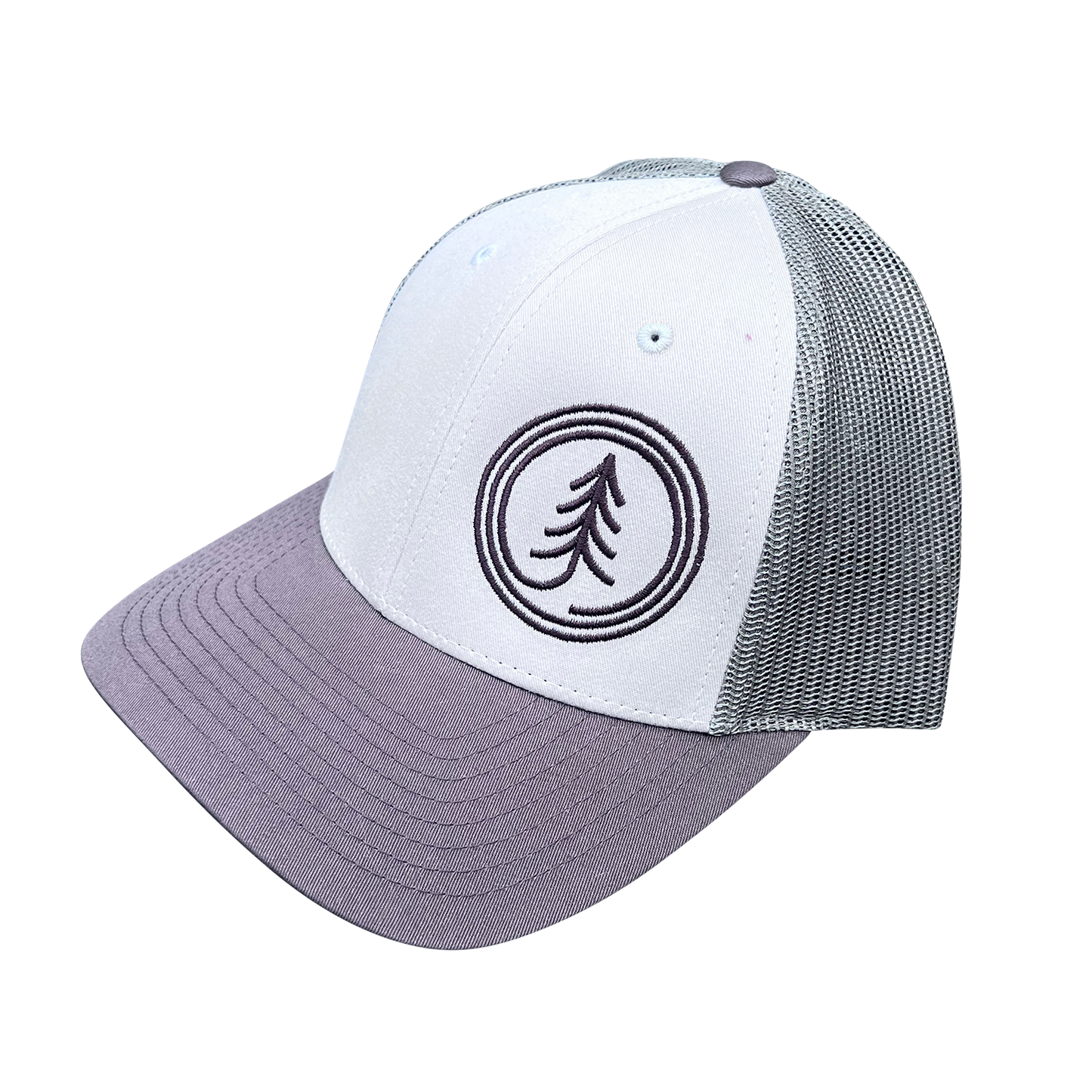 Circle Tree - Gorra de camionero con visera curva