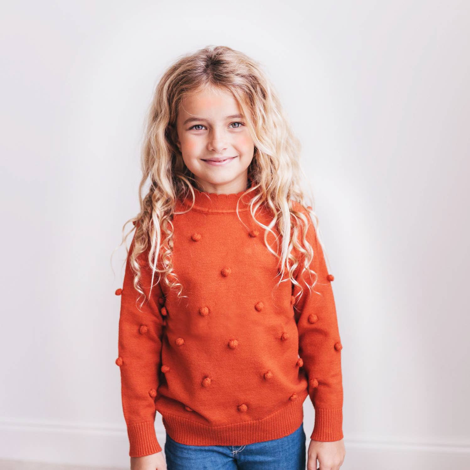 Pom Pom Fall Winter Sweater Kids