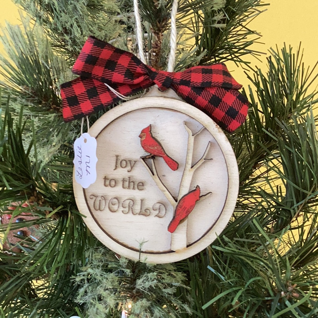 Joy to the world - Christmas Ornament