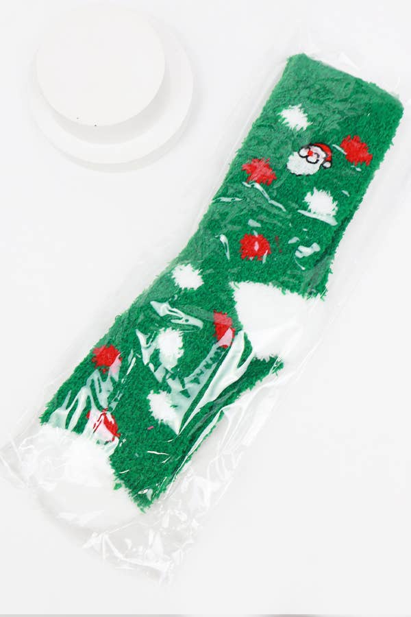 Christmas Plush Socks