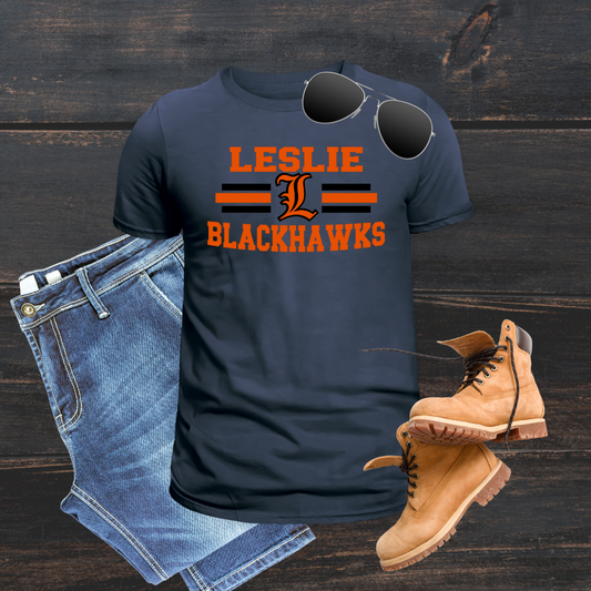Leslie Blackhawks Tee - Adult
