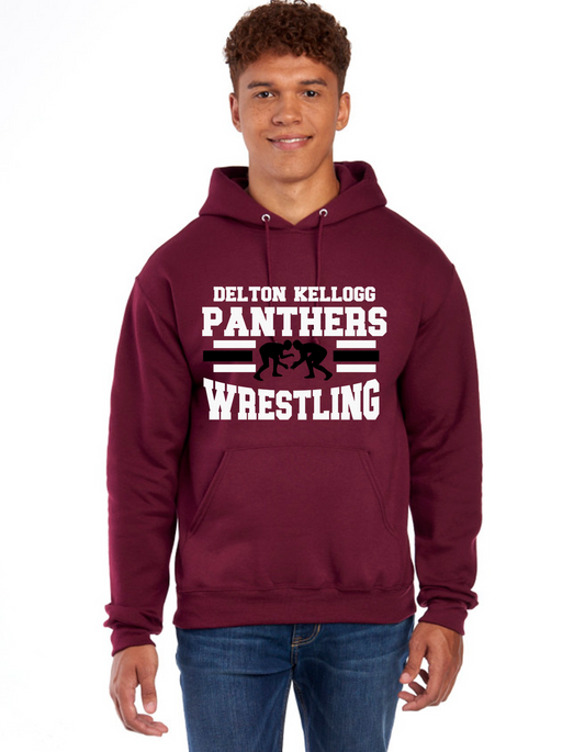 Delton Kellogg Wrestling Hooded Sweatshirt - Unisex Fit