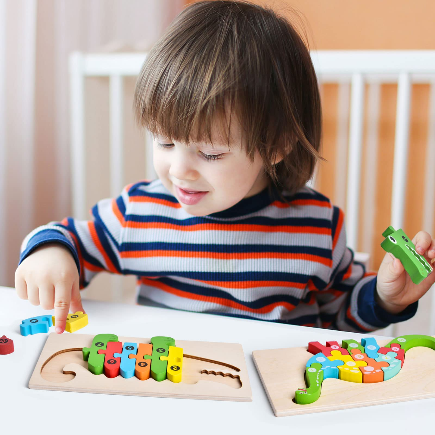 4-Pack Wooden Puzzles