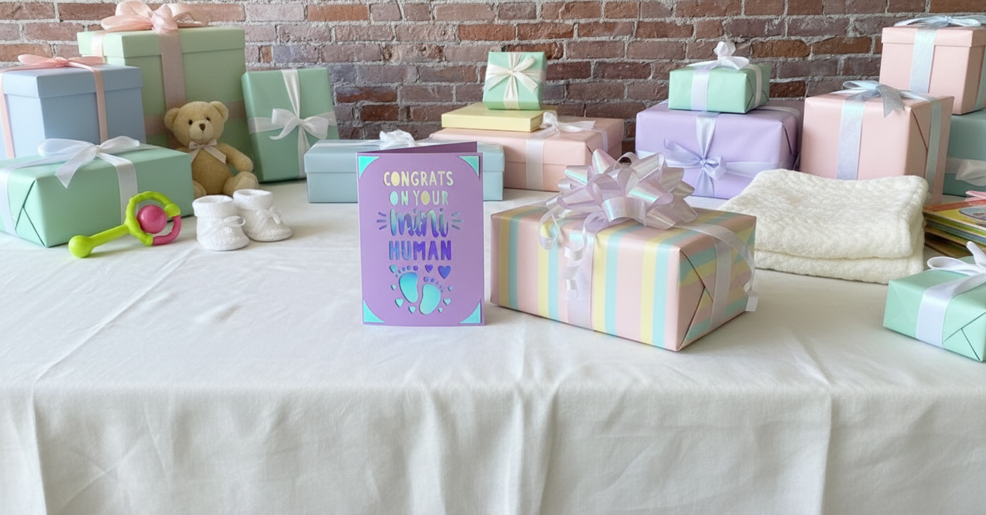 Congrats On Your Tiny Human - Baby Shower Cards- Baby Card