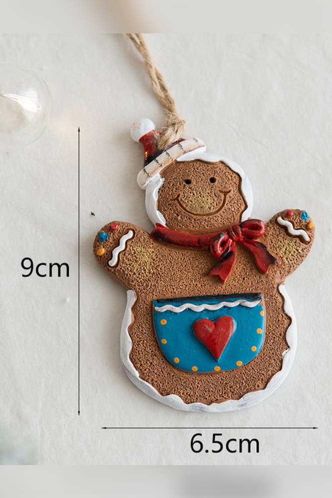 Gingerbread Man Christmas Ornaments