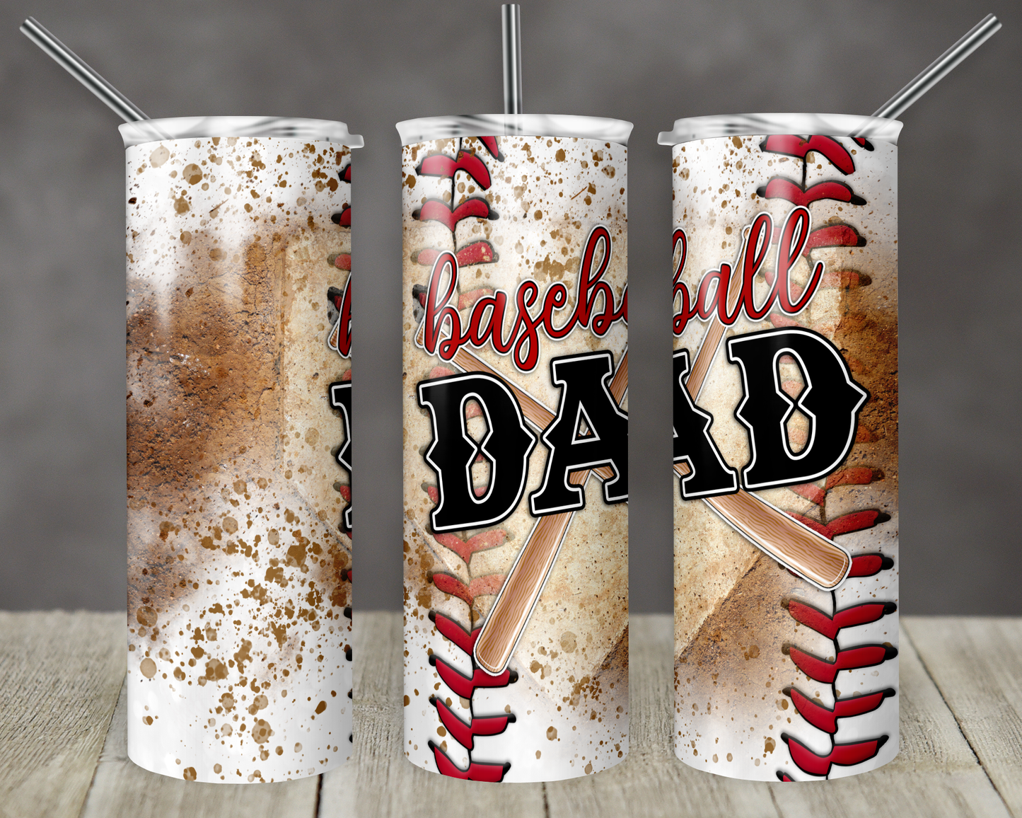 Baseball Dad Tumbler - Can be Personalized