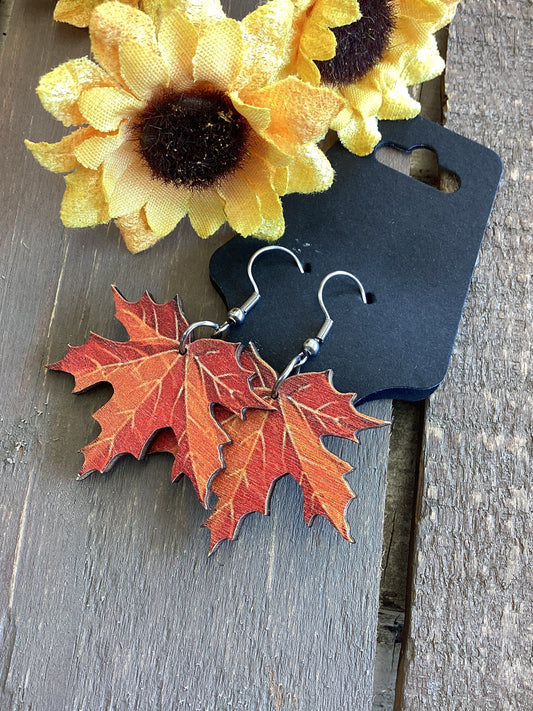 Fall Earrings - Leaves