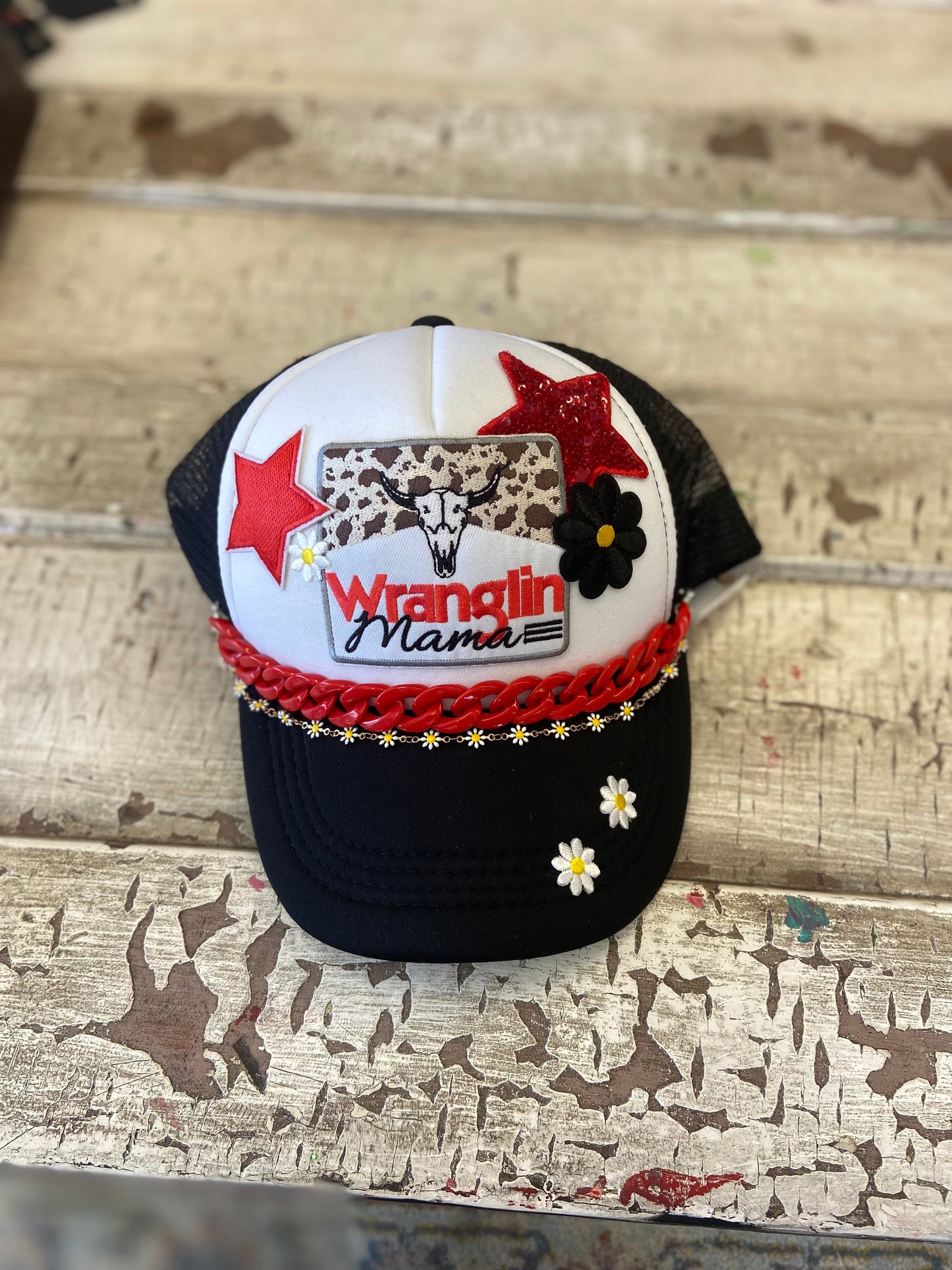 Wranglin Mama - Mesh - Snapback Hat