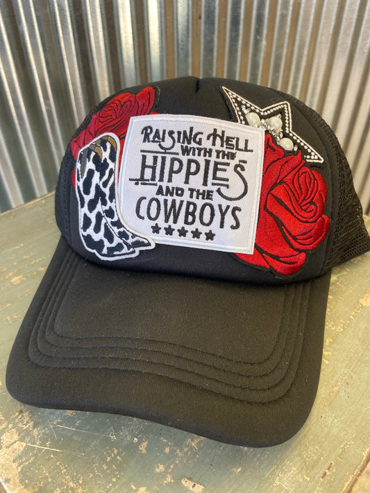 Hippies and Cowboys - Mesh - Snapback -Trucker Hat