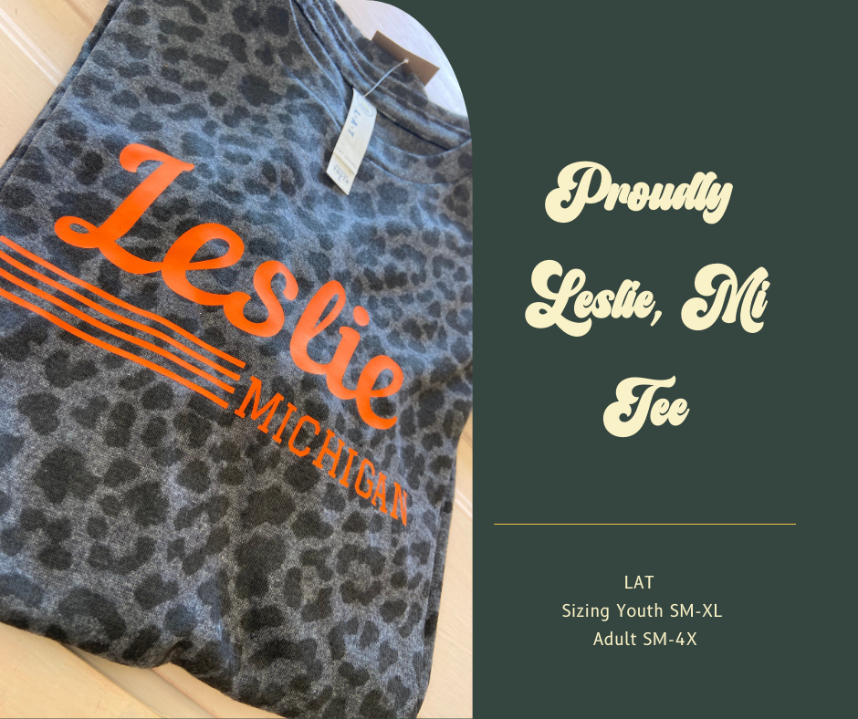 Proudly Leslie, Michigan Tee - Adult