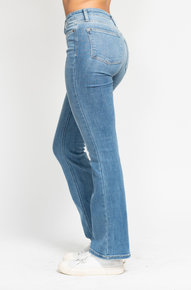 JUDY BLUE - High Waisted -  Classic  - Contrast Wash Bootcut