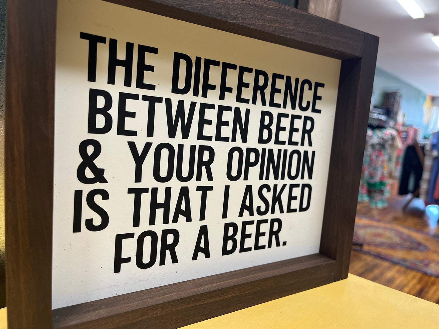 Diferencia entre la cerveza y tu opinión