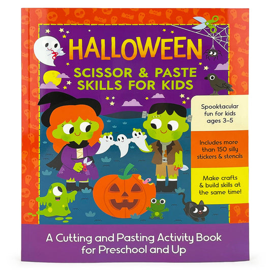 Halloween Scissor & Paste Skills For Kids