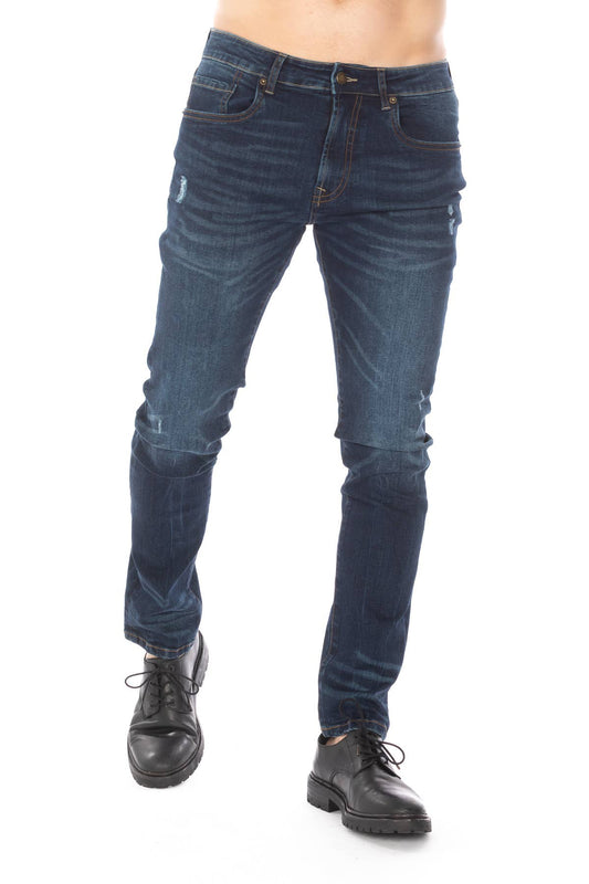 JEANS DE DENIM SLIM TAPPER PARA HOMBRE