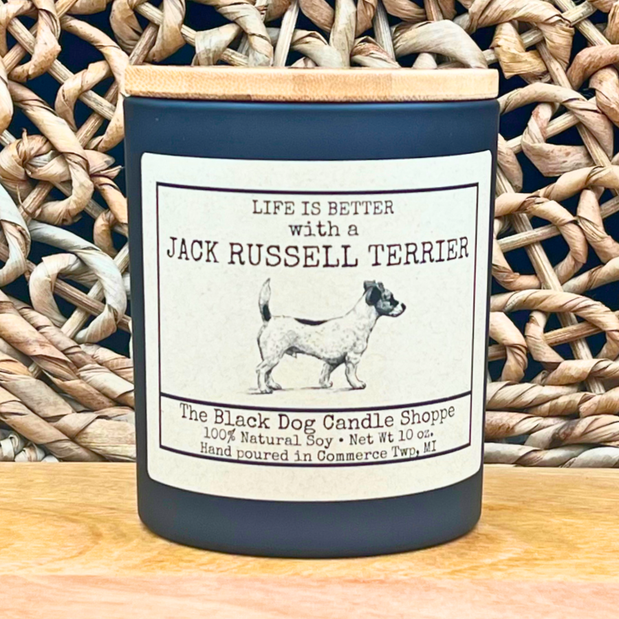 The Black Dog Candle Shoppe - Jack Russell Dog Breed Candle