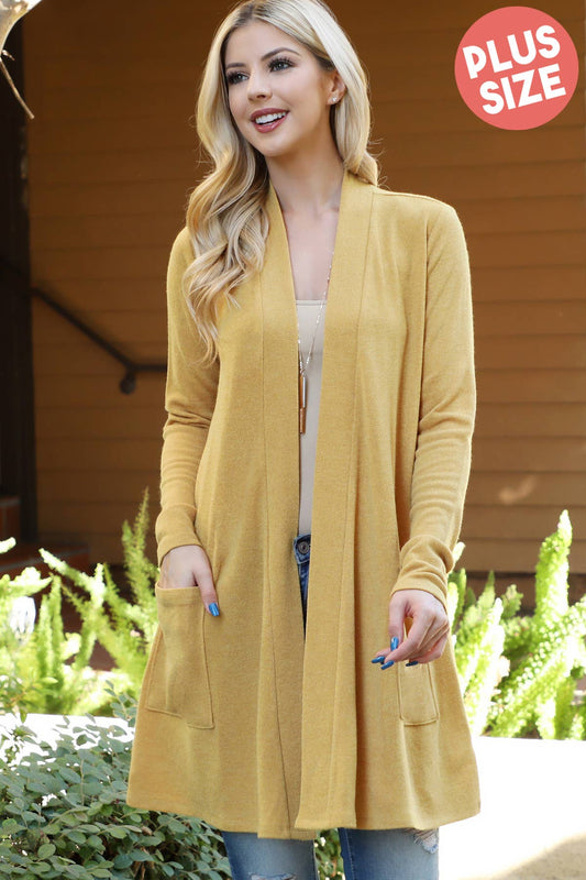 Cozy Comfy Cardigan - Plus Size