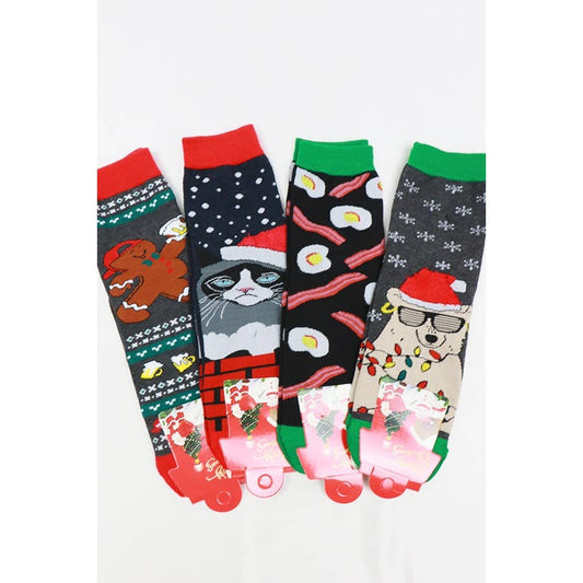 Christmas Theme Dress Socks