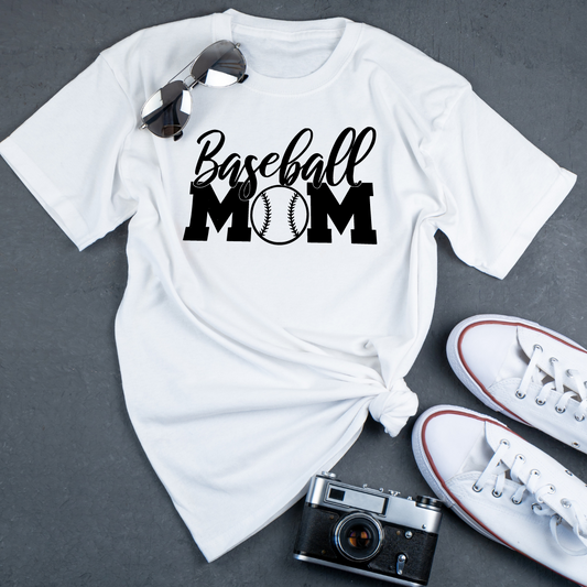 Camiseta de mamá de béisbol