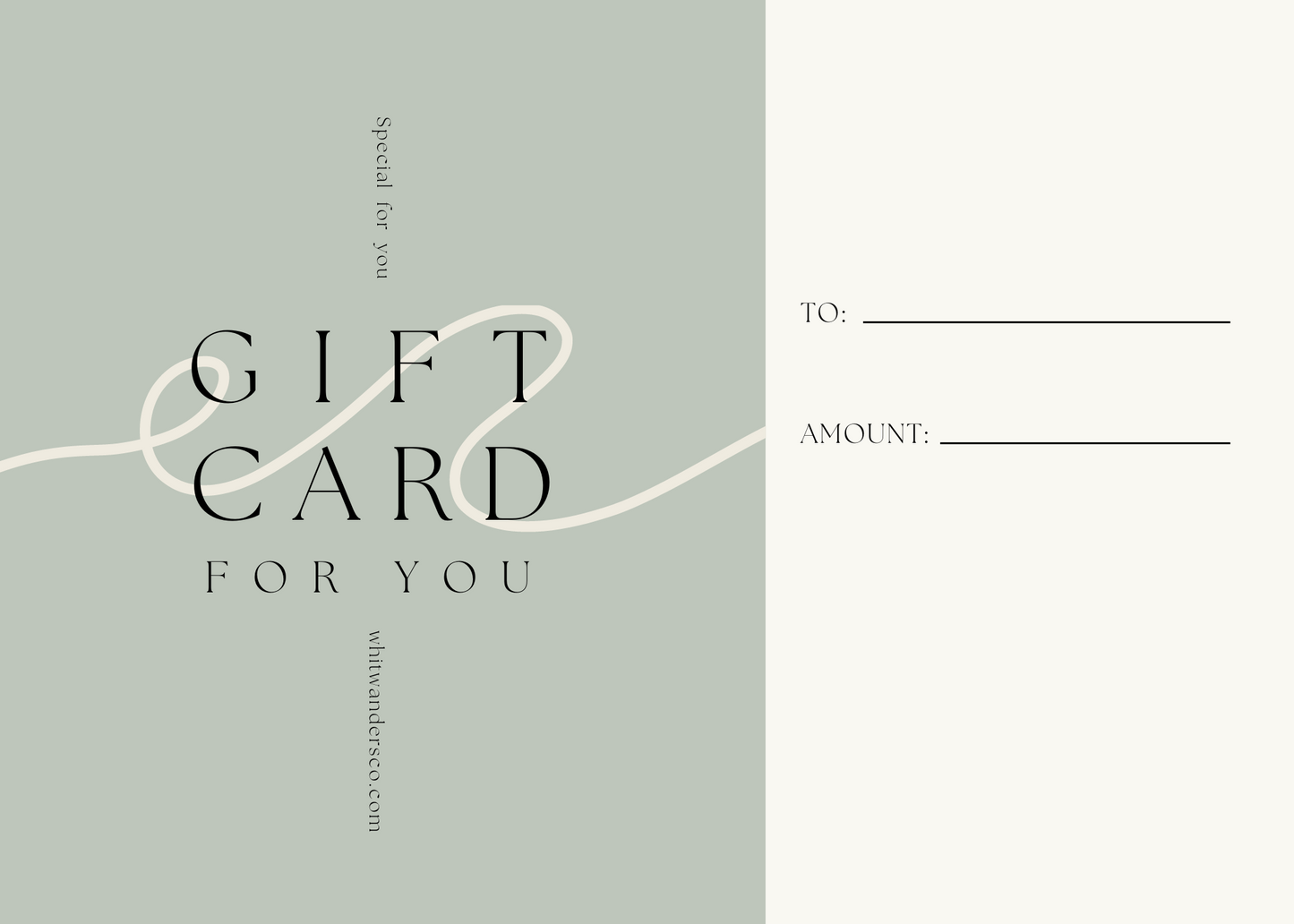 Whit Wanders & Co Gift Card