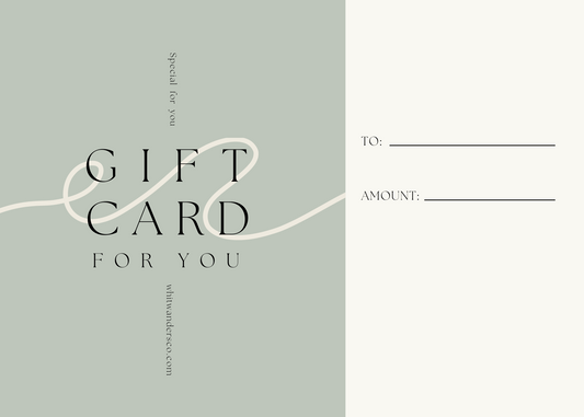 Whit Wanders & Co Gift Card