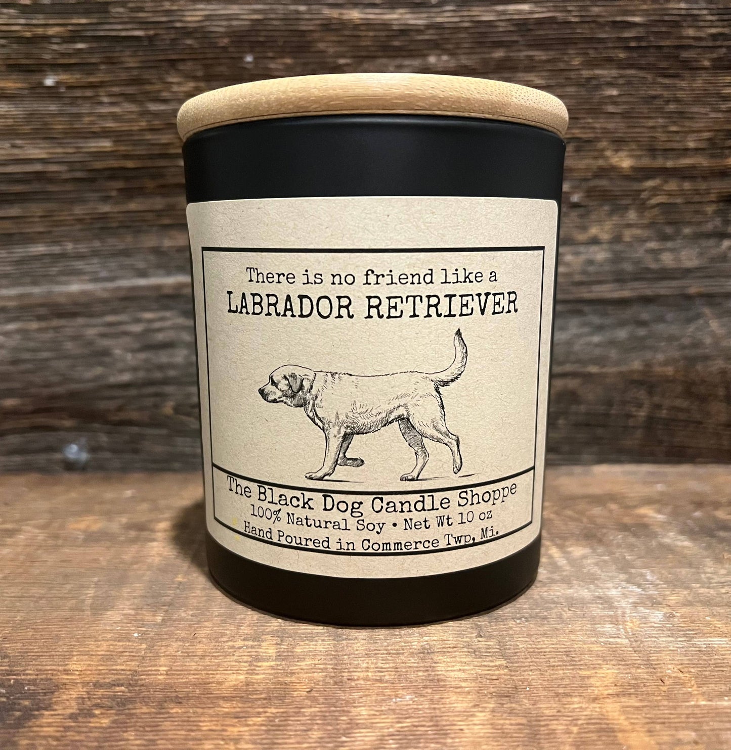 The Black Dog Candle Shoppe - Labrador Retriever Candle