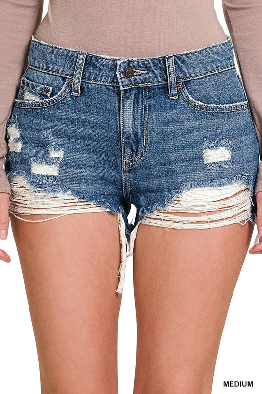 Shorts vaqueros Zenana